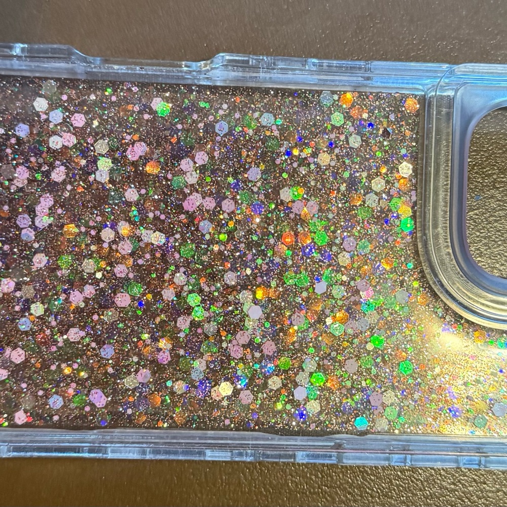 iPhone 16 pro max Glitter Phone Case - Multicolor Sparkle